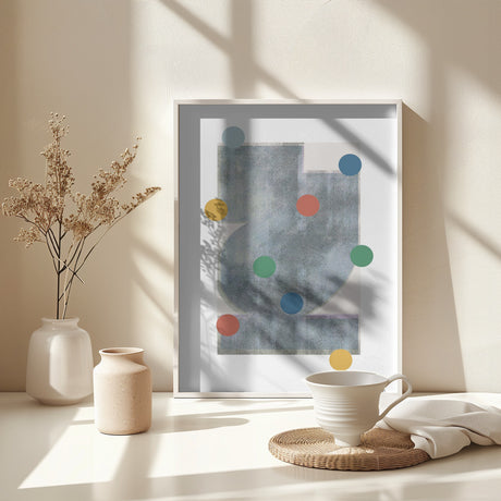 Retro Dots No2. Poster och Canvastavla