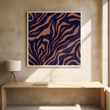 Purple Salmon Pattern 6 Stroke Poster och Canvastavla