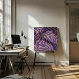 Purple Salmon Pattern 12 Stroke Poster och Canvastavla