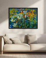 White lilies Poster och Canvastavla