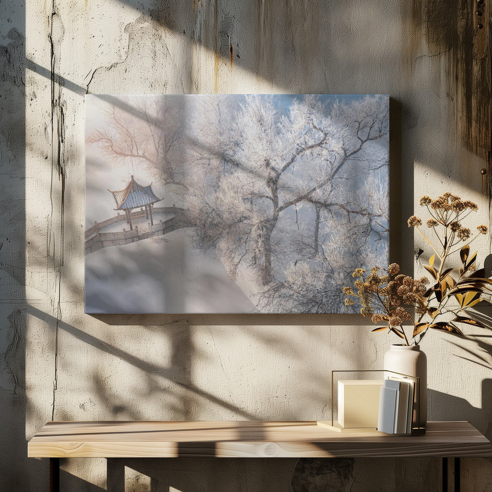 吉林雾凇岛 Jilin Wusong Island Poster och Canvastavla