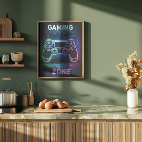 Gaming Zone Poster och Canvastavla