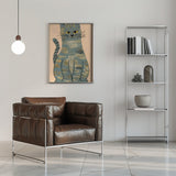 Louise the Cat Poster och Canvastavla