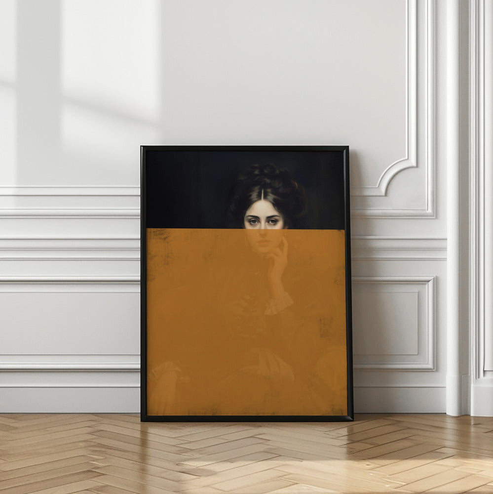 Altered Portrait of Woman Poster och Canvastavla