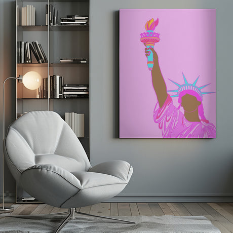 Lady Liberty (Color C) Poster och Canvastavla
