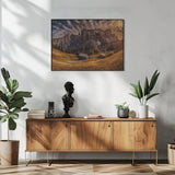 Passo Gardena before sunset Poster och Canvastavla