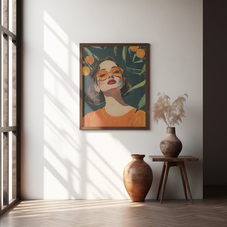 Under The Orange Tree Poster och Canvastavla