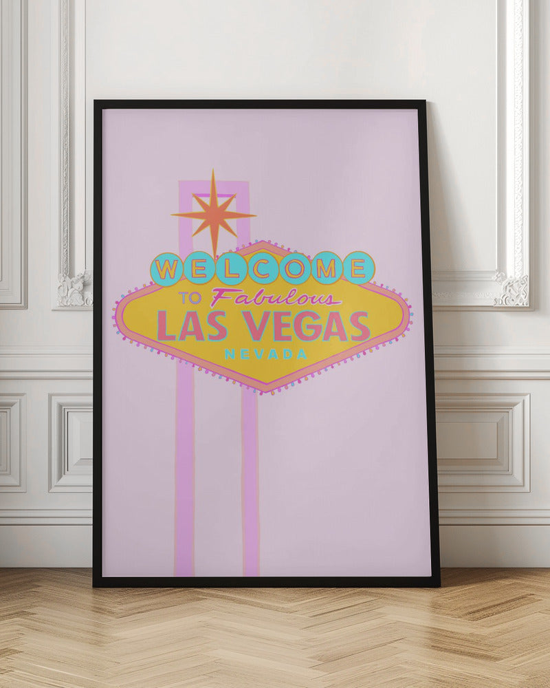 Las Vegas Sign Poster och Canvastavla