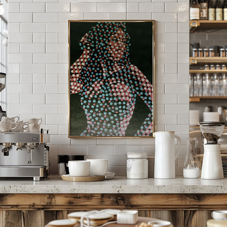 Woman in dots Poster och Canvastavla