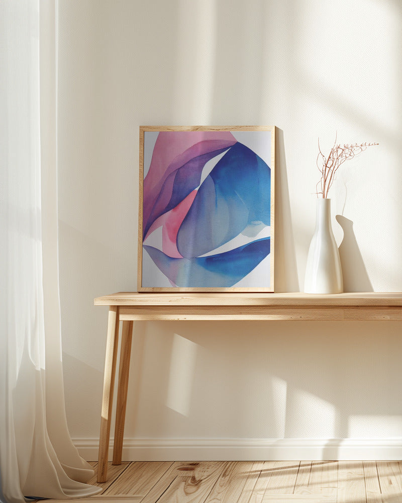 Nature Inspired Abstract Watercolor  (Day 109) Poster och Canvastavla