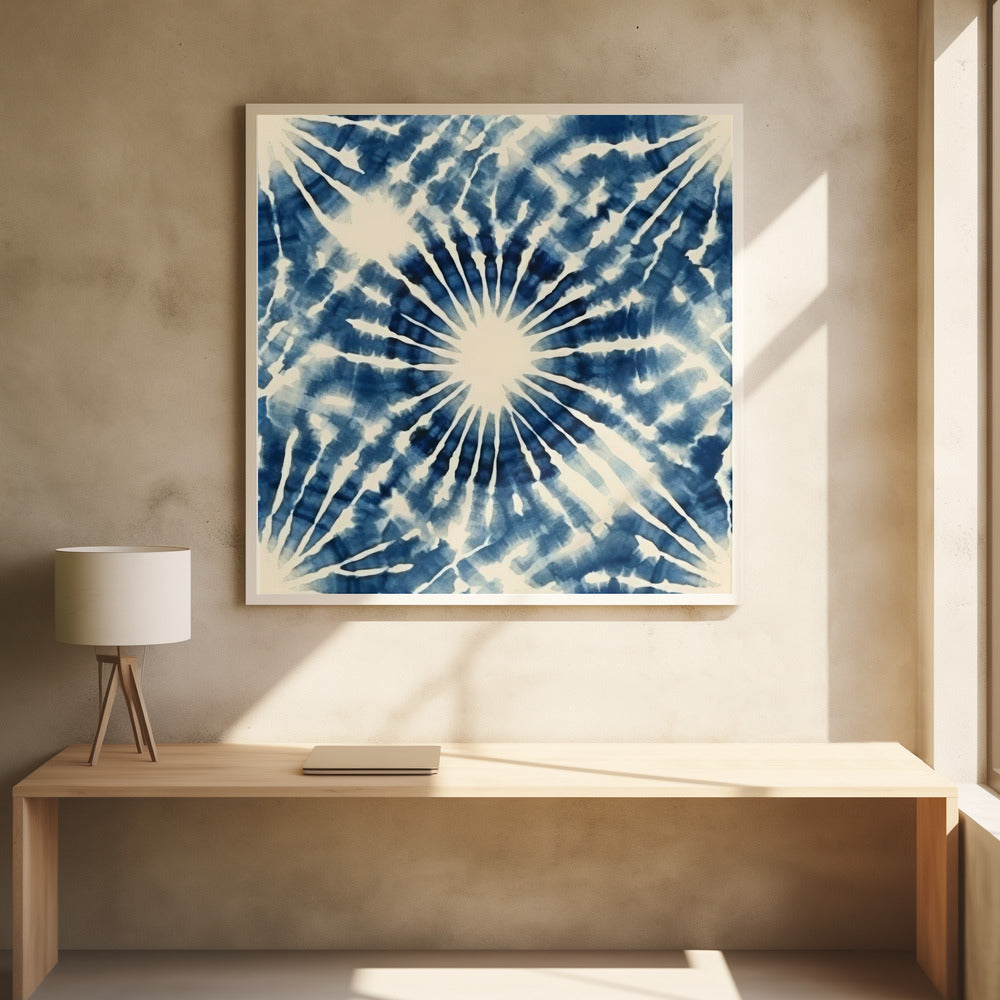 tie dye seamless pattern Poster och Canvastavla
