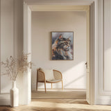 Cat watercolor painting animal Poster och Canvastavla