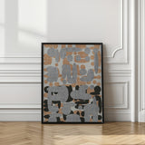 Ebony Shapes 3 Poster och Canvastavla