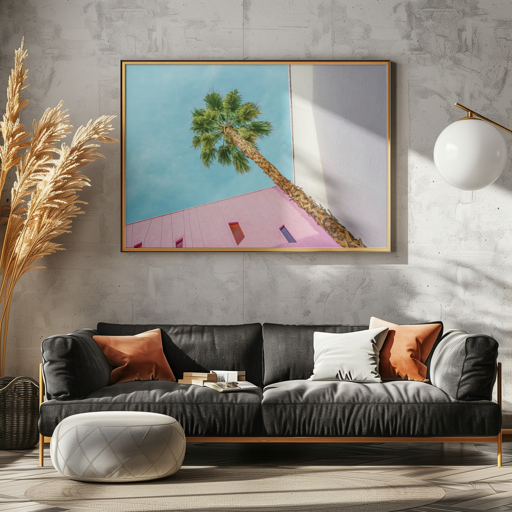 Palm Tree Lookup Poster och Canvastavla
