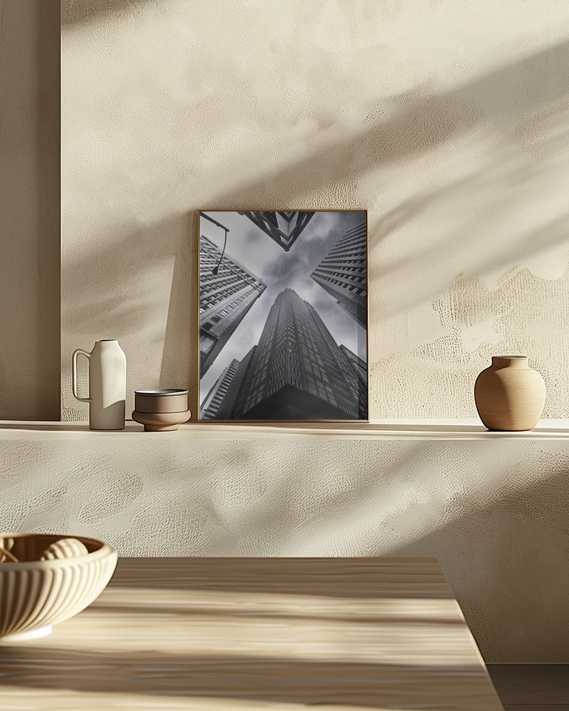 Dark Clouds in the Sky Poster och Canvastavla