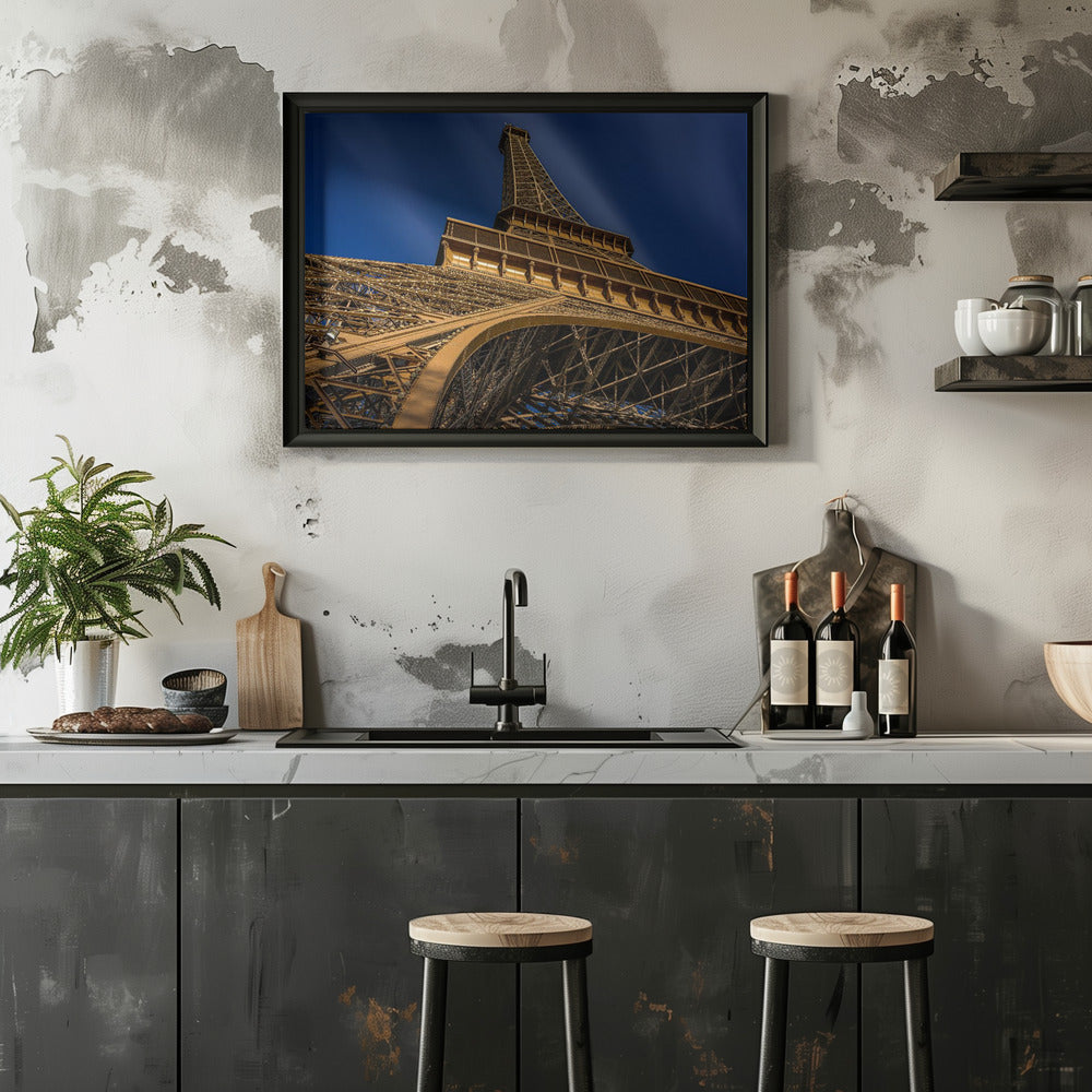 Under the Eiffel tower Poster och Canvastavla