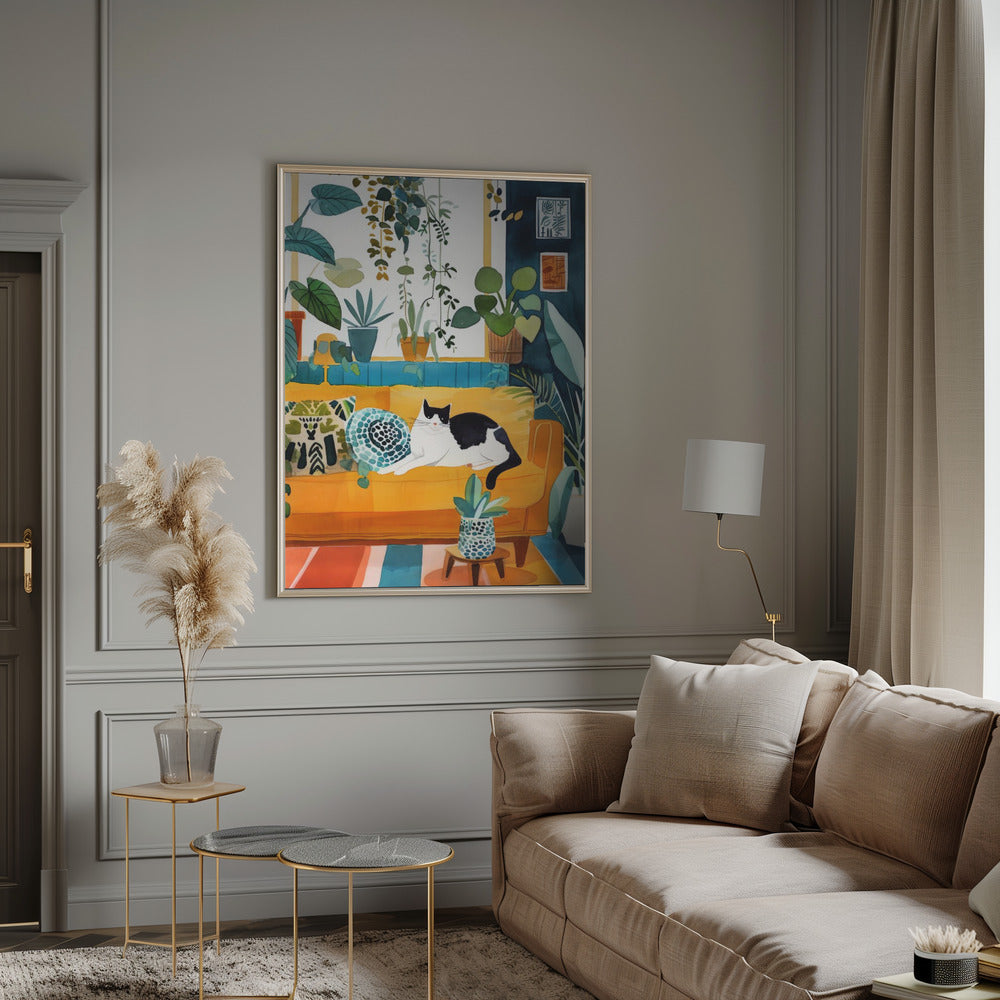 Cat's life 5 Poster och Canvastavla