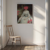 Renaissance Red Splash - Altered Art Poster och Canvastavla