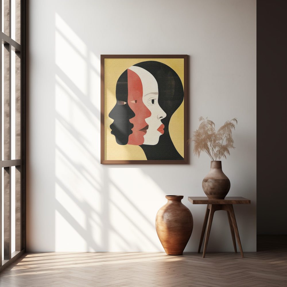 African Art Smooth 4 Poster och Canvastavla
