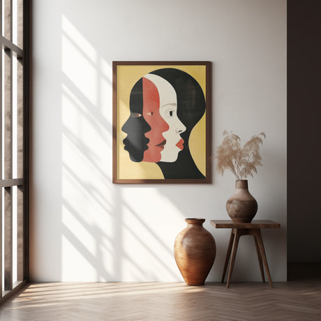 African Art Smooth 4 Poster och Canvastavla