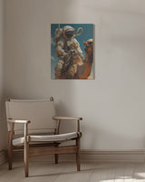 Astronaut On a Camel Poster och Canvastavla