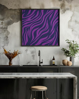 Purple Blue Poster och Canvastavla