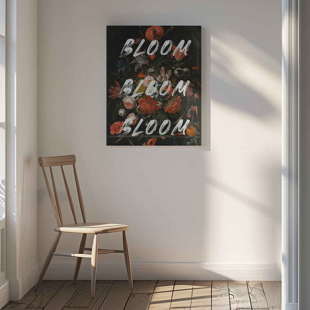 Bloom Vintage Flowers Poster och Canvastavla