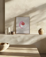Red and Pink Abstract No. 2 Poster och Canvastavla