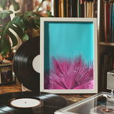 Electric Pink Palm Fronds Poster och Canvastavla
