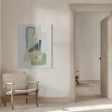 Green Shapes 1 Poster och Canvastavla