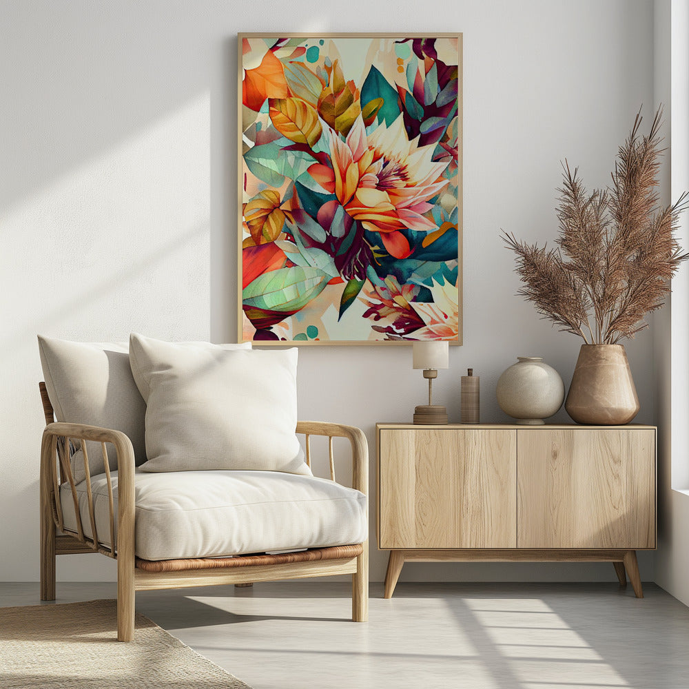 Flowers nature Poster och Canvastavla