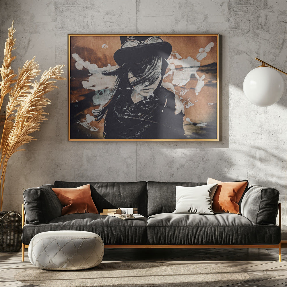 champ de neige en moi Poster och Canvastavla