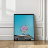 Shell Shop Vintage Sign Poster och Canvastavla