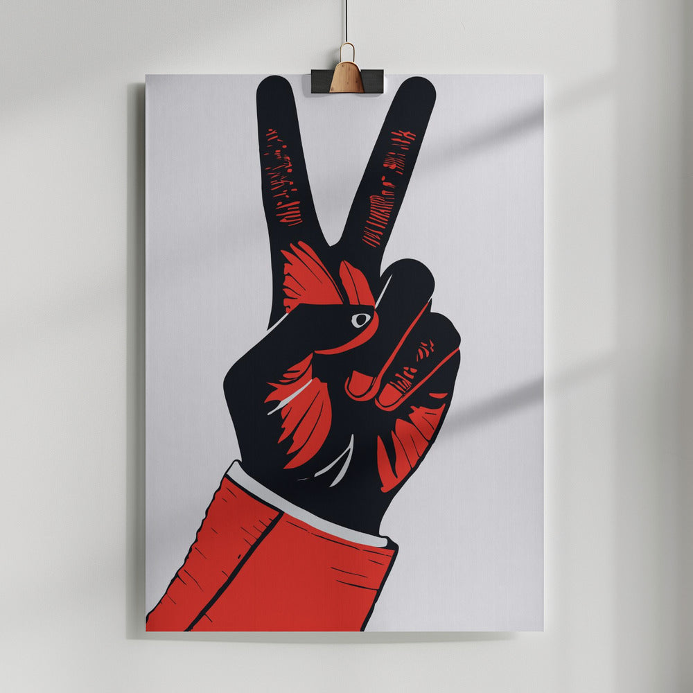 Victory Poster och Canvastavla
