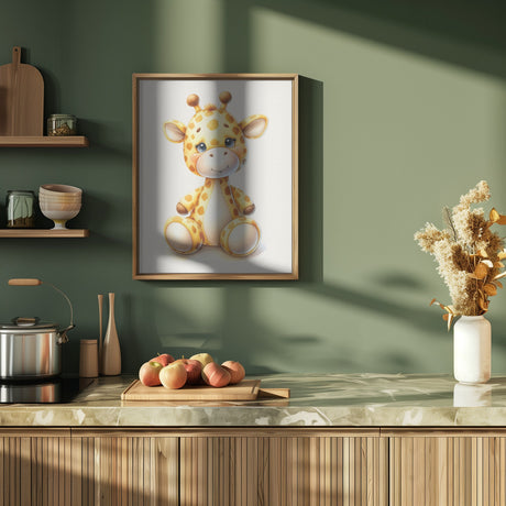 Giraffe Poster och Canvastavla