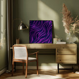 Purple Blue Poster och Canvastavla