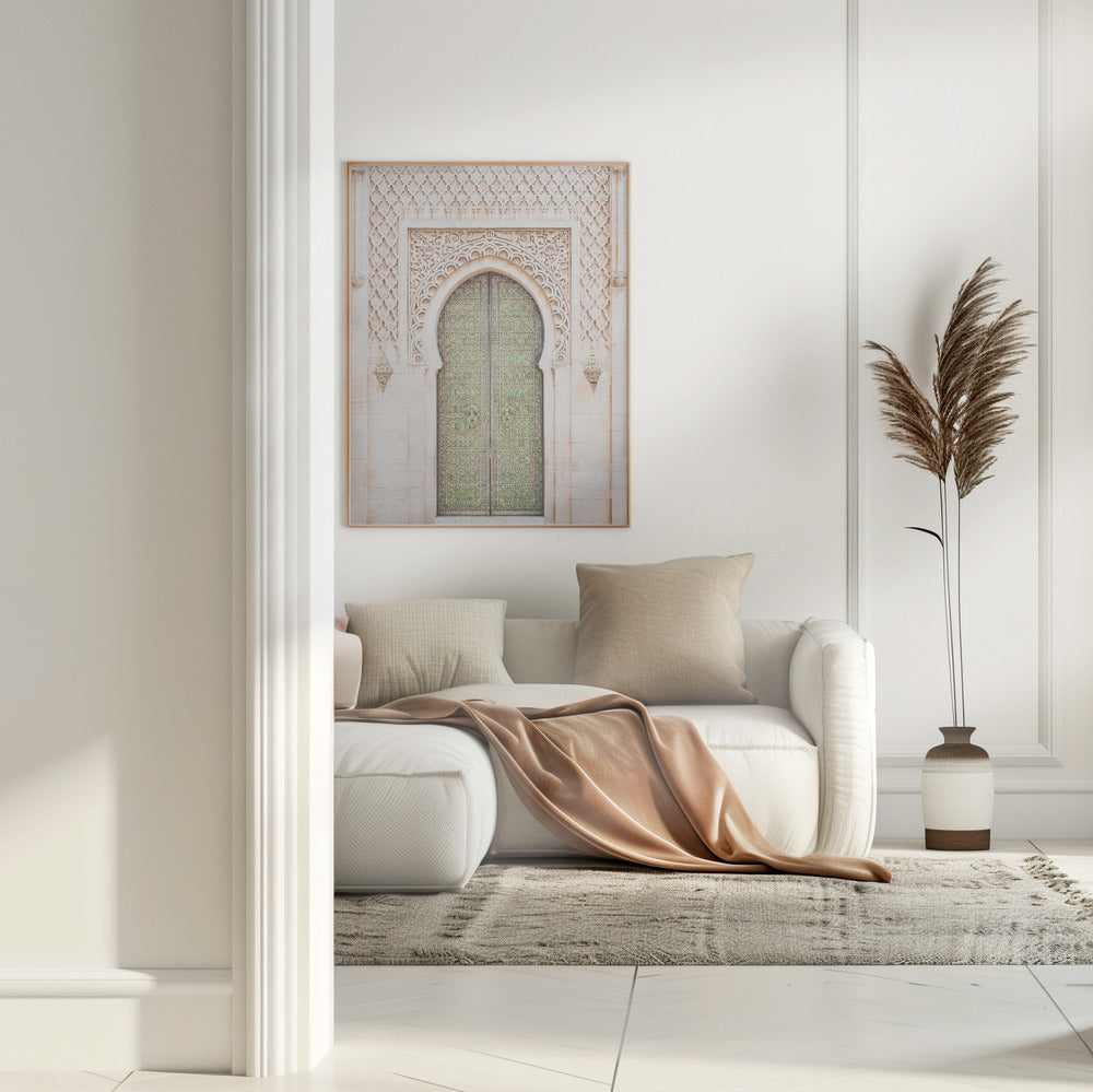 Moroccan Door Poster och Canvastavla