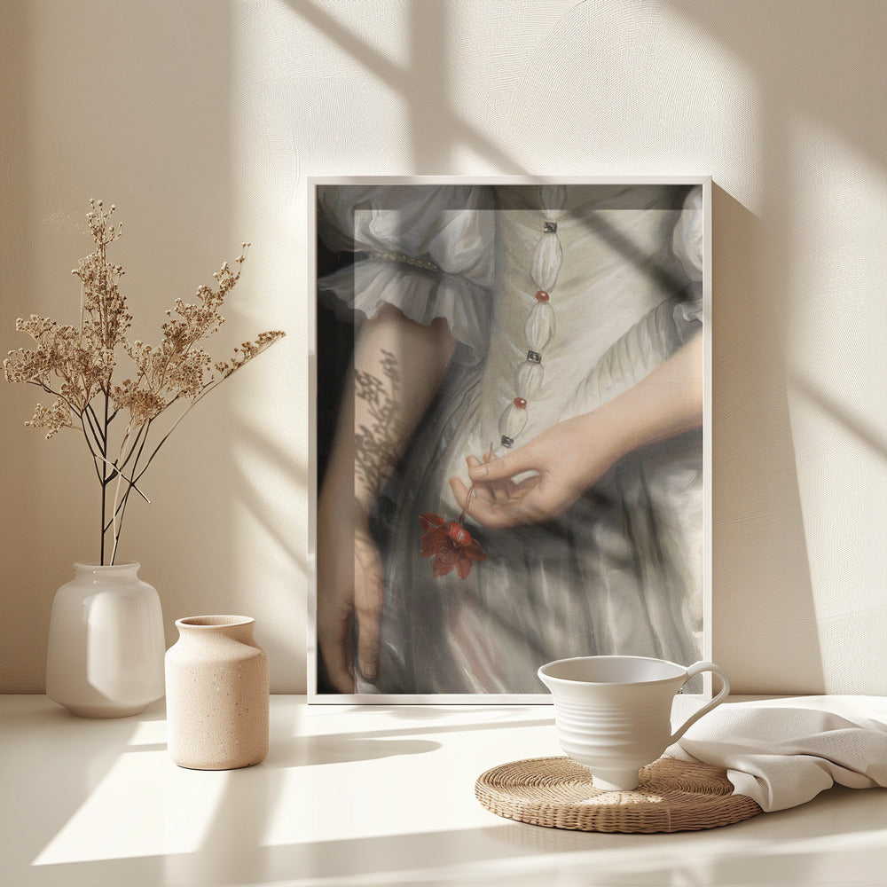 Baroque Detail Painting Poster och Canvastavla