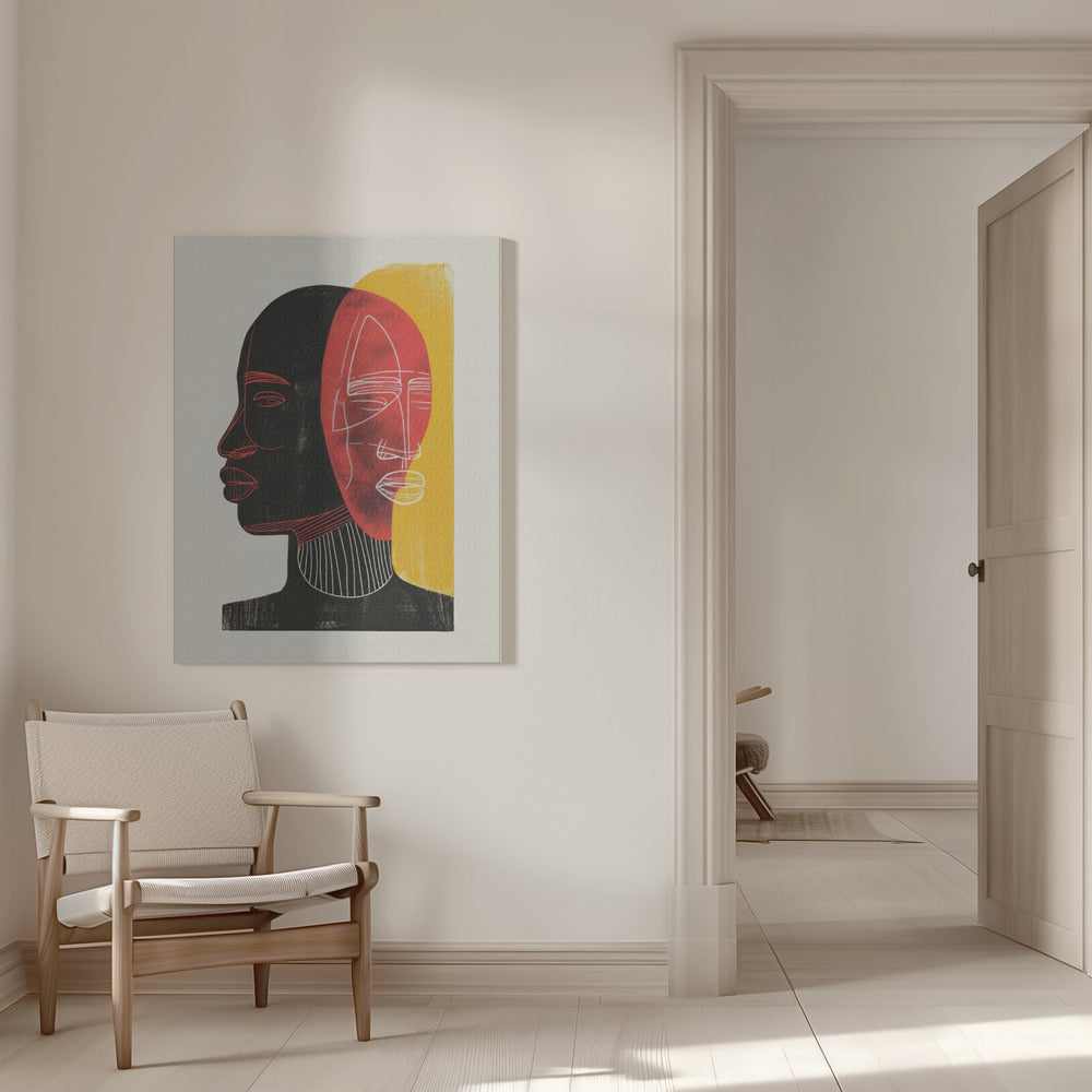 African Art Smooth 3 Poster och Canvastavla