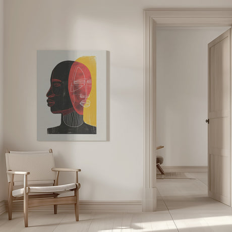 African Art Smooth 3 Poster och Canvastavla