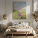Girl in a meadow Poster och Canvastavla