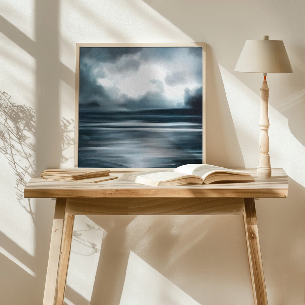 Atelier Bleu no.II Poster och Canvastavla