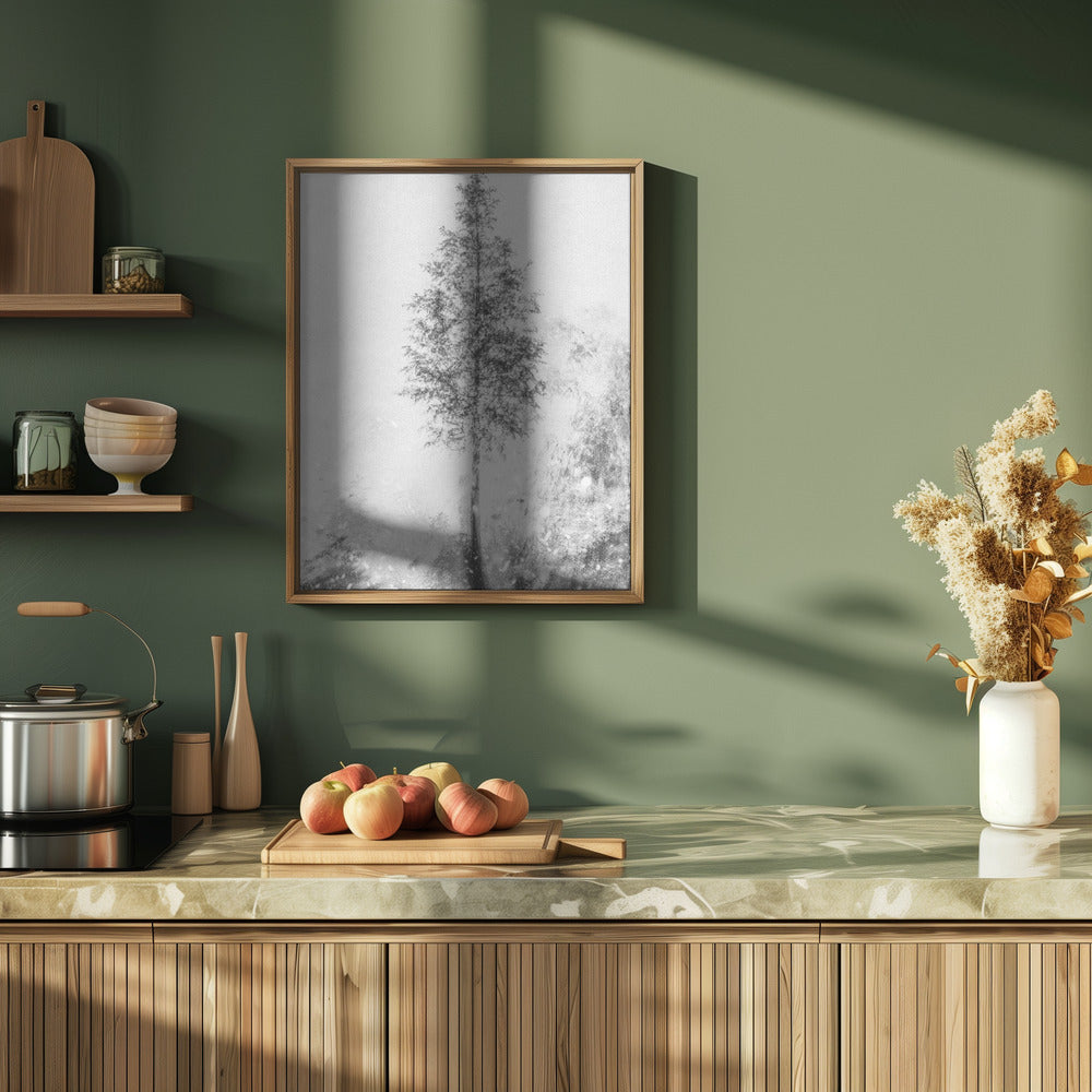 Woven natural dreams black & white Poster och Canvastavla