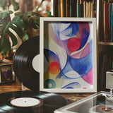 Nature Inspired Abstract Watercolor  (Day 70) Poster och Canvastavla