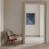 Blue Texture No 5 Poster och Canvastavla