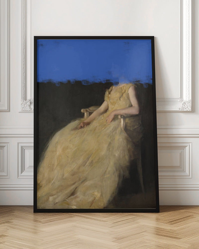 Melancholy Mood - Mix Art Media Poster och Canvastavla