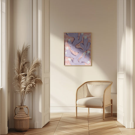 Purple Coral Poster och Canvastavla