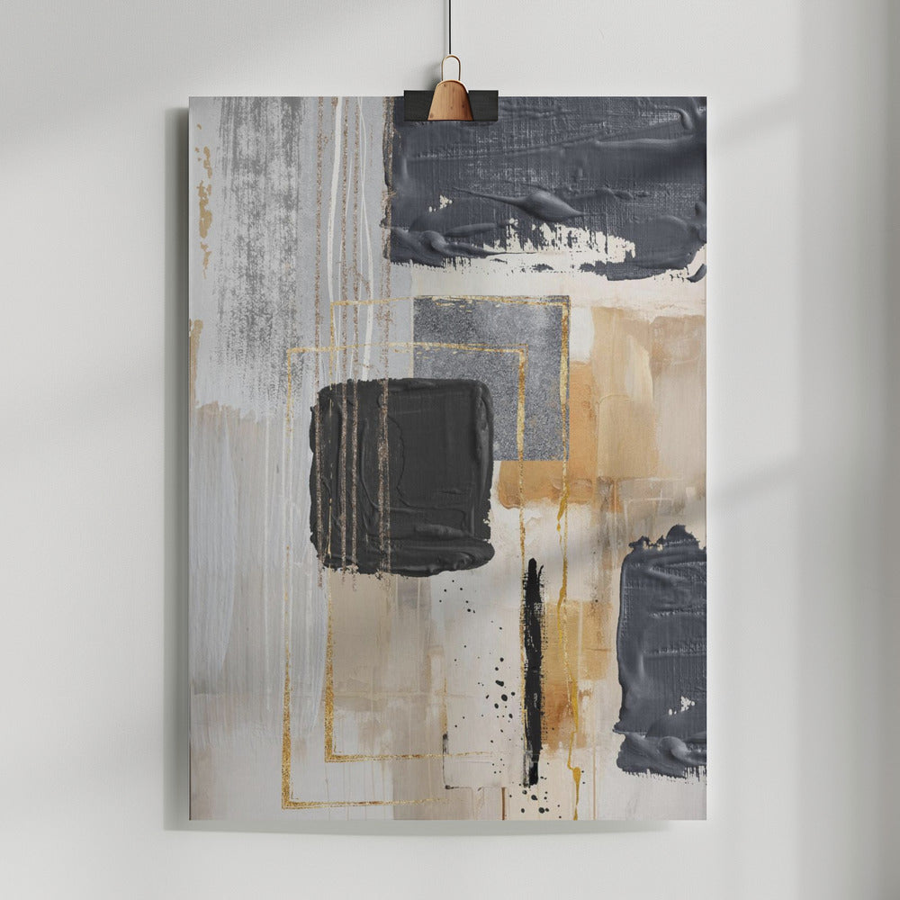 Neutral With Grey 1 Poster och Canvastavla