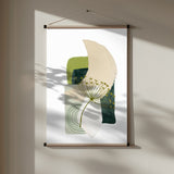 Green Shapes 2 Poster och Canvastavla