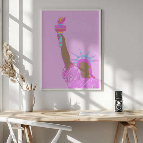 Lady Liberty (Color C) Poster och Canvastavla
